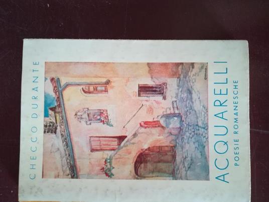 Acquarelli - Checco Durante - copertina