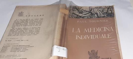 La medicina individuale II - Paul Tournier - copertina