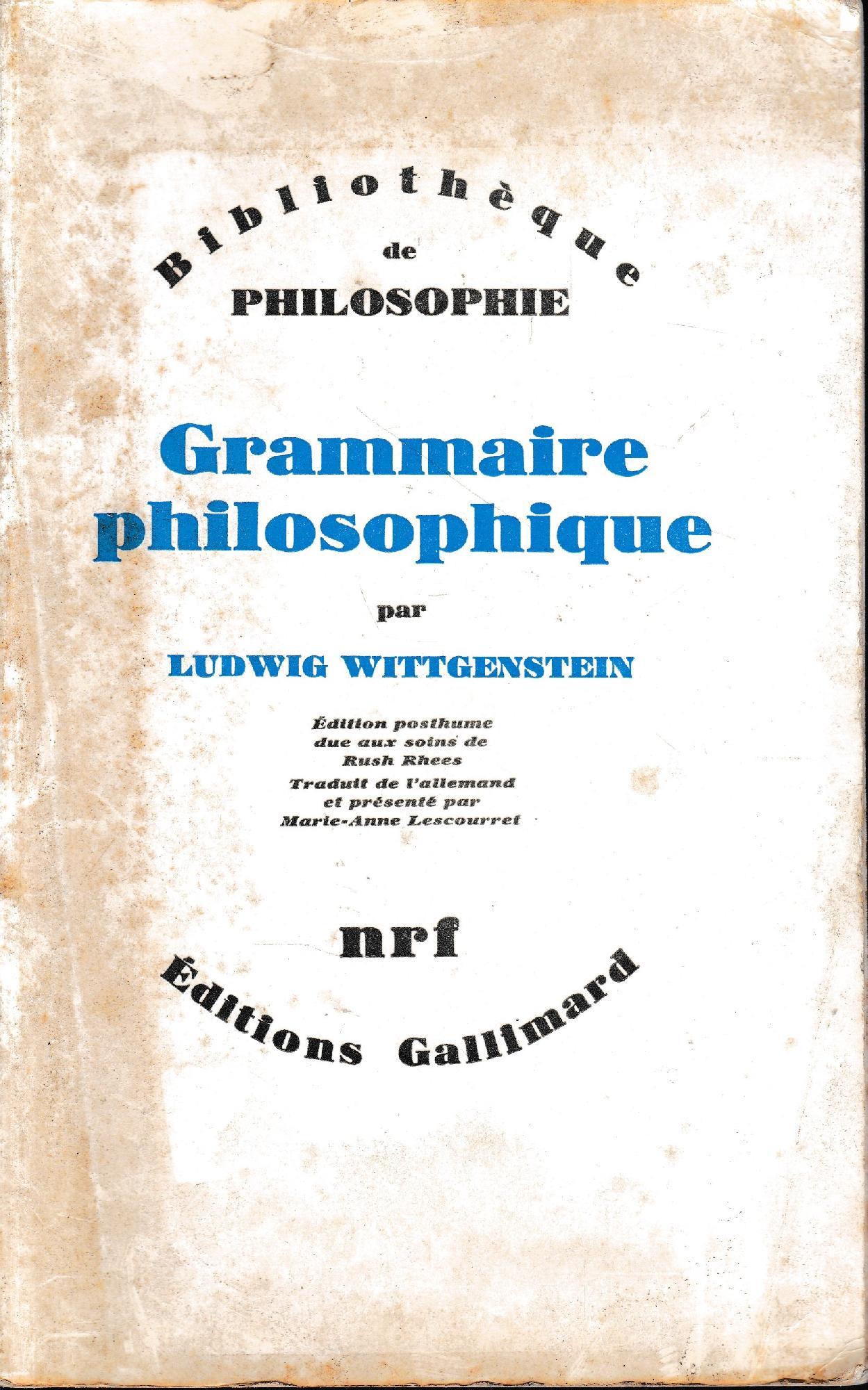Grammaire philosophique
