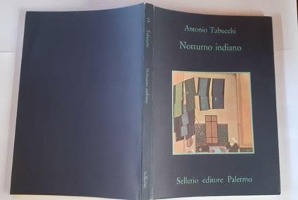 Notturno indiano - Antonio Tabucchi - copertina