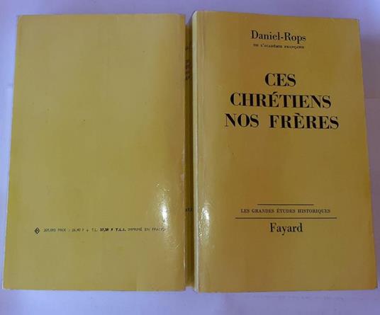 Ces chretiens nos freres - Henri Daniel Rops - copertina