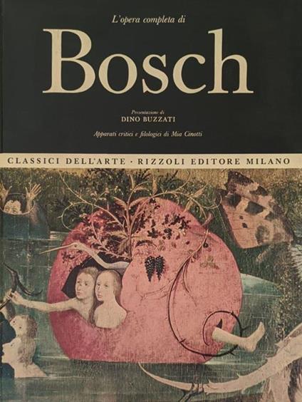 L' opera completa di Bosch - Mia Cinotti - copertina