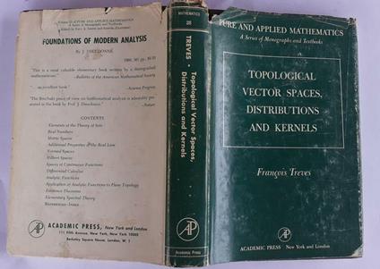 Topological vector spaces, distributions and Kernels - copertina