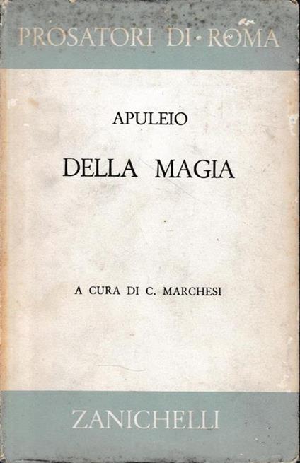 Della Magia - Apuleio di Madaura - copertina