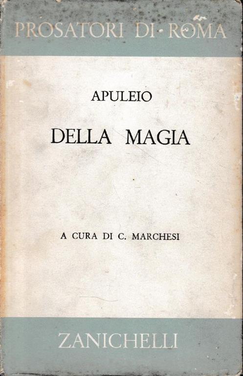 Della Magia - Apuleio di Madaura - copertina