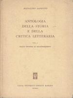 Antologia della storia e della critica letteraria, volume I : dalle origini al quattrocento