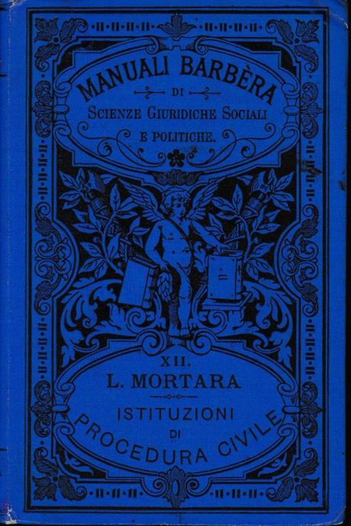Istituzioni di Procedura Civile - Lodovico Mortara - copertina