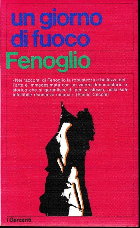 Un  giorno di fuoco - Beppe Fenoglio - copertina