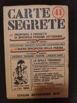 Carte Segrete (41) - copertina