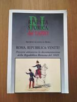 Rivista storica del Lazio: Roma, Repubblica: Venite!