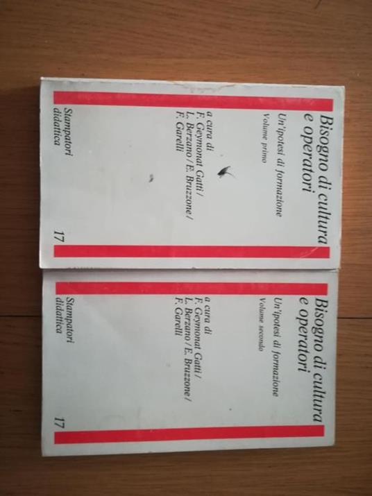 Bisogno di cultura e operatori - copertina