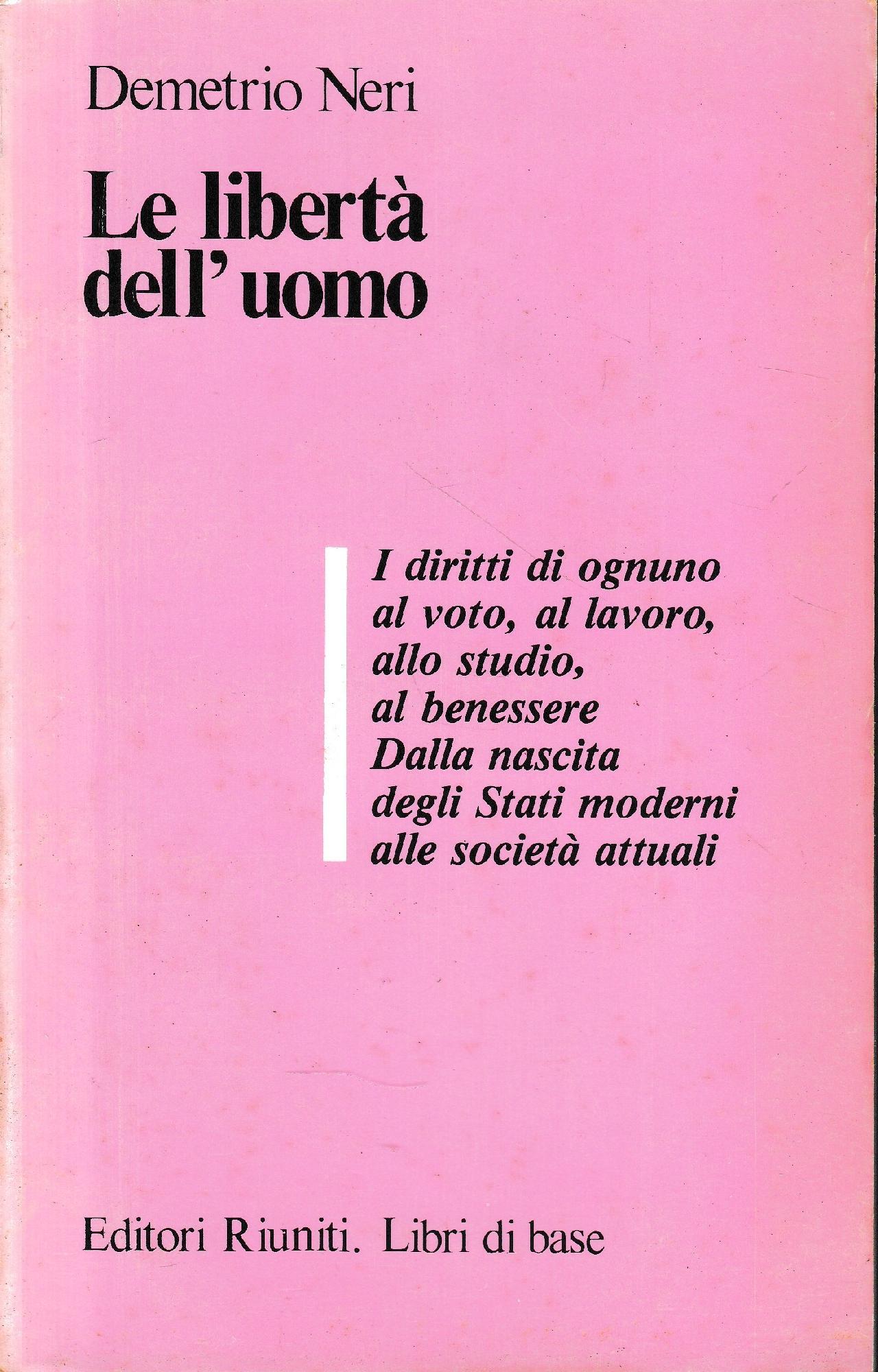 Le  libertà dell'uomo