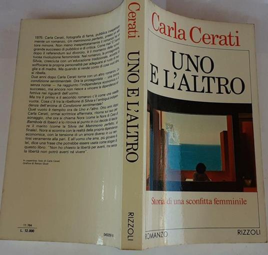 Uno e l'altro - Carla Cerati - copertina