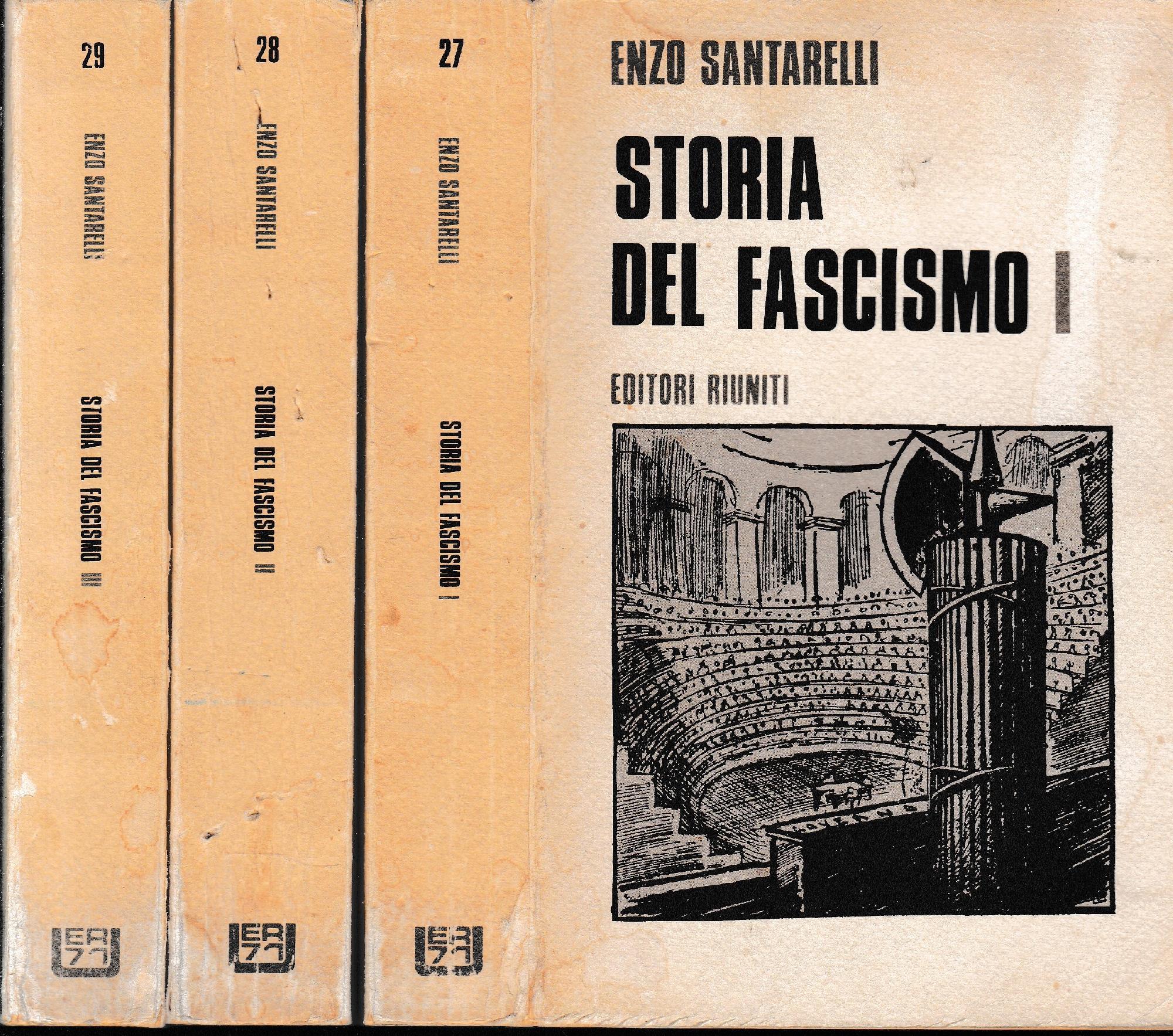 Storia del fascismo, tre volumi, opera completa