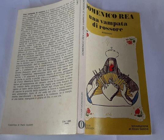 Una vampata di rossore - Domenico Rea - copertina