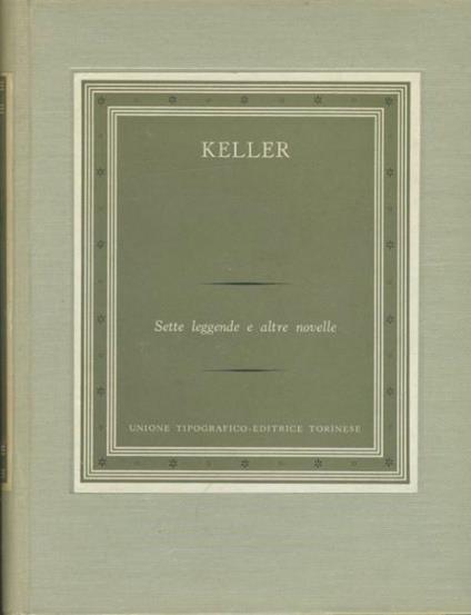 Sette leggende e altre novelle - Gottfried Keller - copertina