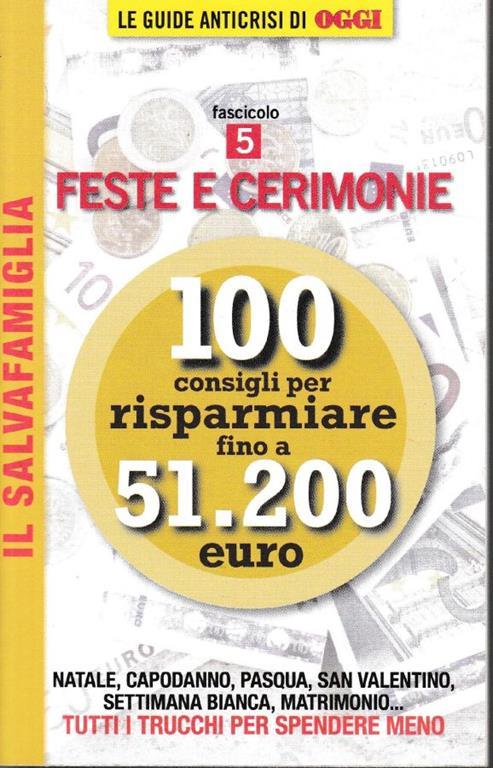 Il  Salvafamiglia fascicolo 5. Feste e cerimonie - copertina