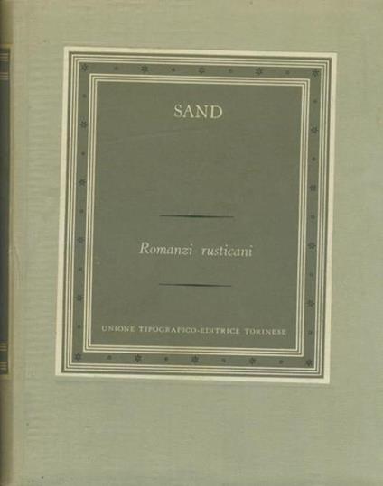 Romanzi rusticani - George Sand - copertina