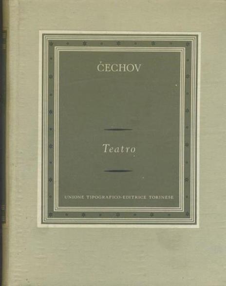 Teatro - Anton Cechov - copertina