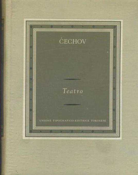 Teatro - Anton Cechov - copertina