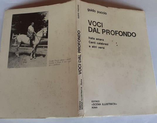 Voci dal profondo. Italia amara Canti calabresi e altri versi - Guido Puccio - copertina