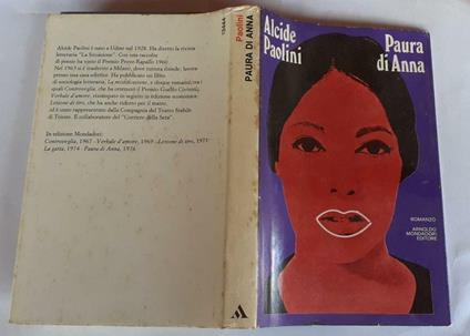 Paura di Anna - Alcide Paolini - copertina