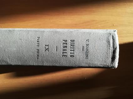 Diritto Penale Ix - Vincenzo Manzini - copertina