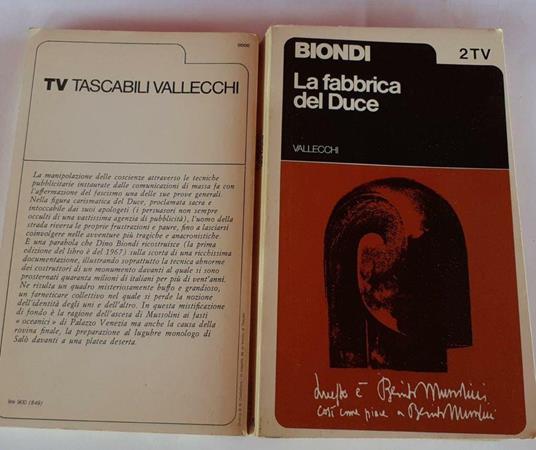 La fabbrica del Duce - Dino Biondi - copertina