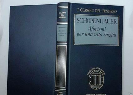 Aforismi per una vita saggia - Arthur Schopenhauer - copertina