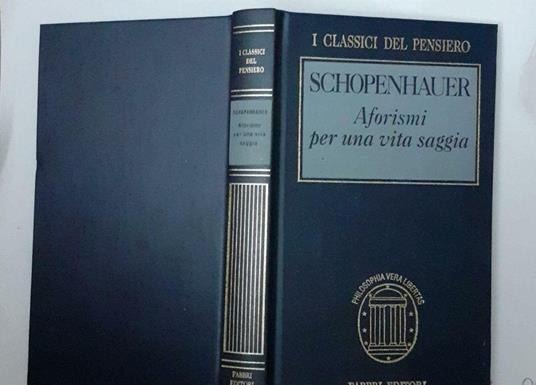 Aforismi per una vita saggia - Arthur Schopenhauer - copertina