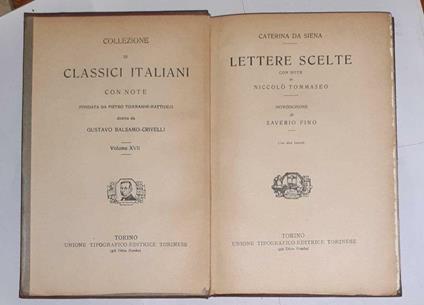Lettere scelte - Caterina da Siena - copertina