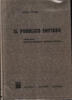 Il pubblico impiego, volume primo