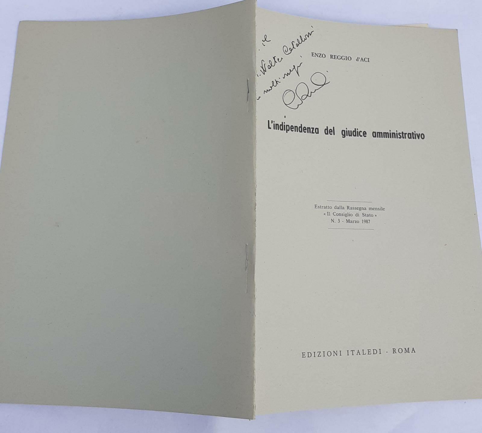 L' indipendenza del giudice amministrativo