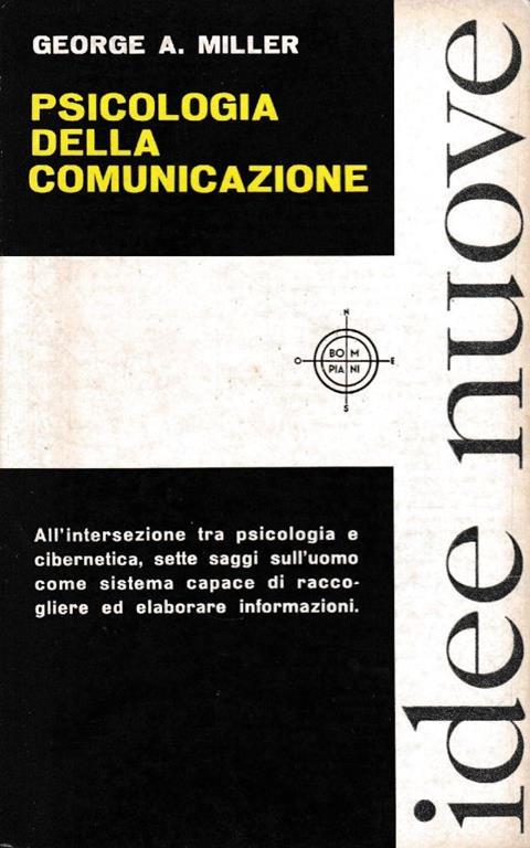 Psicologia della comunicazione - George A. Miller - copertina