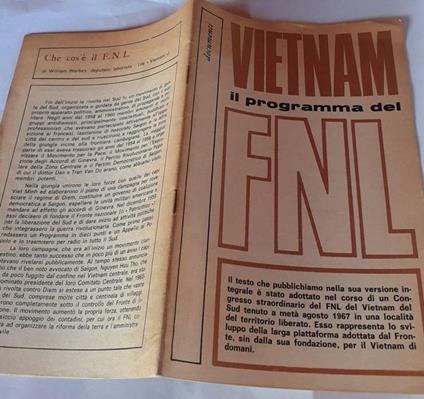 Vietnam il programma del FNL - Enrico Berlinguer - copertina