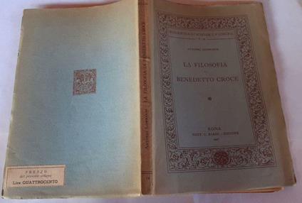 La filosofia di Benedetto Croce - Antonio Lombardi - copertina