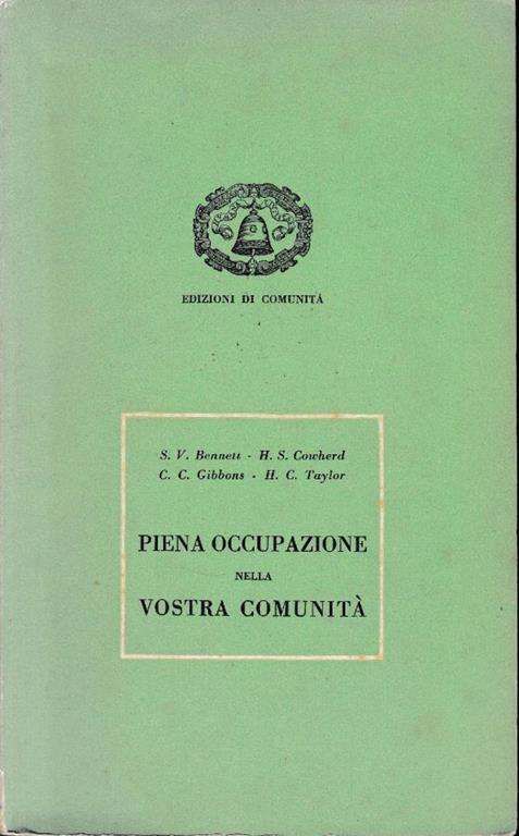 Piena occupazione nella vostra comunità - copertina