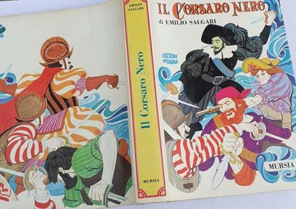 Il corsaro nero - Emilio Salgari - copertina
