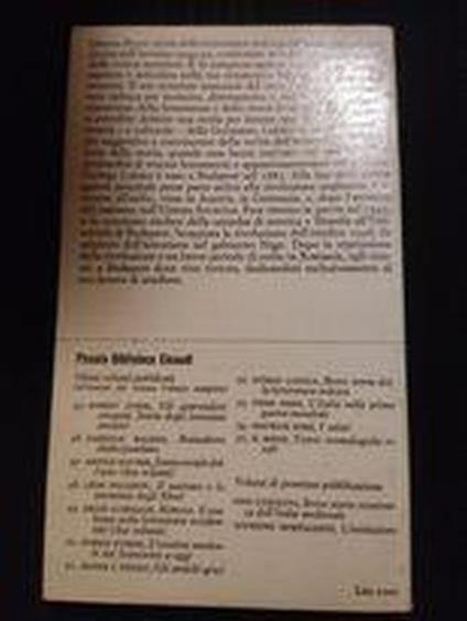 Breve storia della letteratura tedesca - György Lukács - copertina