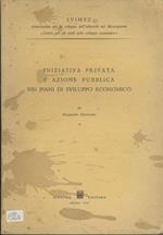 Iniziativa privata e azione pubblica nei piani di sviluppo economico