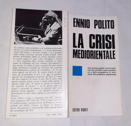 La crisi mediorientale - Ennio Polito - copertina