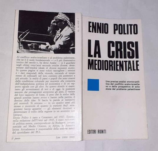 La crisi mediorientale - Ennio Polito - copertina