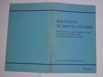 Raccolta di Motti celebri - copertina