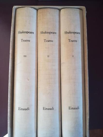 Teatro - William Shakespeare - copertina