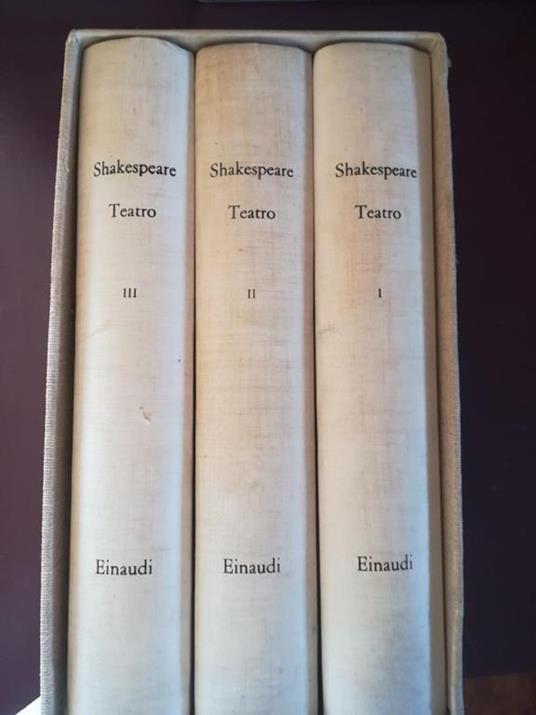 Teatro - William Shakespeare - copertina