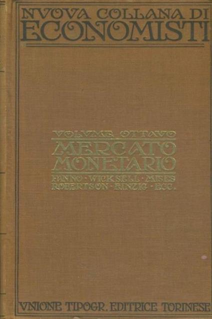 Mercato Monetario - Giuseppe Ugo - copertina