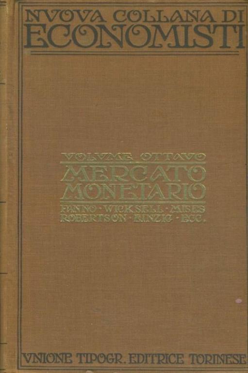 Mercato Monetario - Giuseppe Ugo - copertina