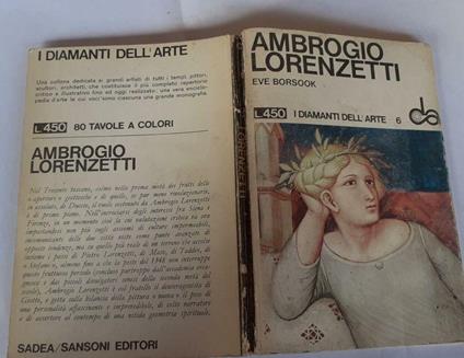 I  diamanti dell'arte 6 - Ambrogio Lorenzetti - copertina