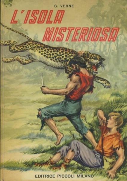 L' isola misteriosa - Jules Verne - copertina