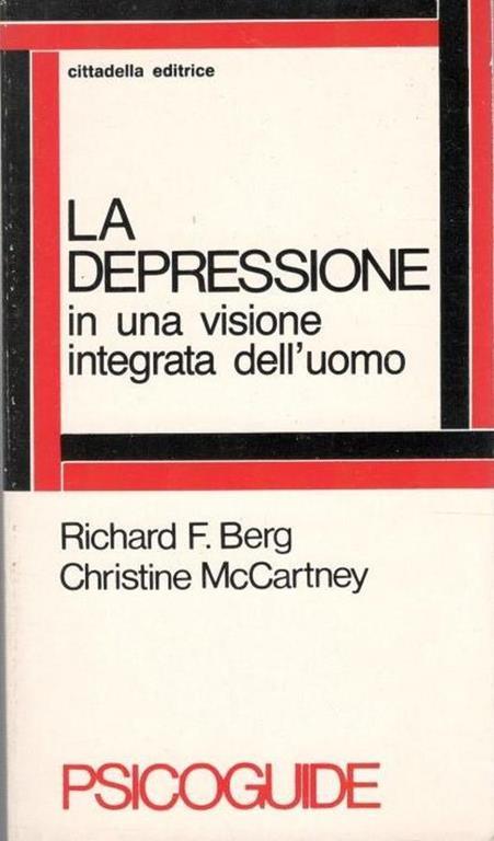 La depressione in una visione integrata dell'uomo - copertina